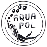 Aquapol oorspronkelijk logo bij oprichting Originele logo van duikclub AquaPol bij oprichting