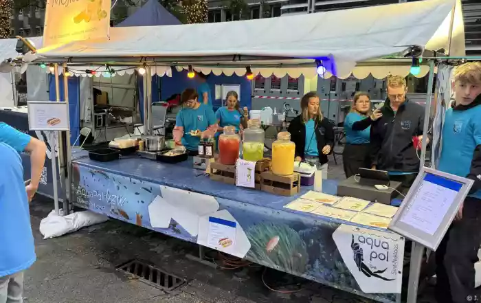 AquaPol stand op Villa Pace tijdens de Vredefeesten